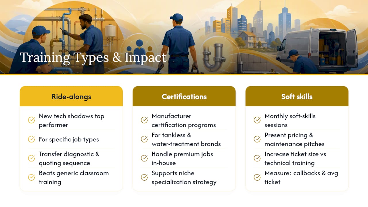Training Programs to Improve Technician Skills and Productivity — overview diagram