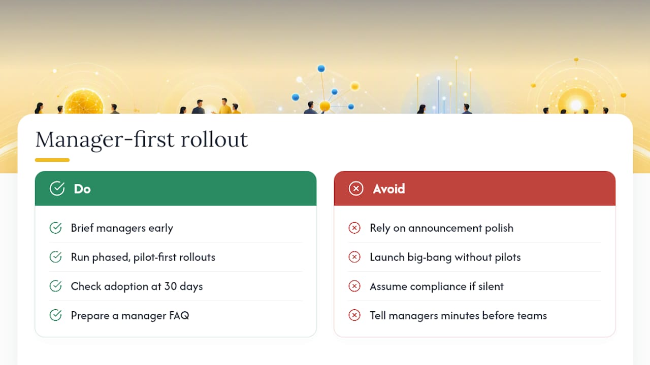 Editorial Take: Why Most Rollout Advice Skips the Hard Part — overview diagram
